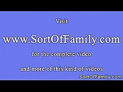 Stepmom and teen share cock in threeway