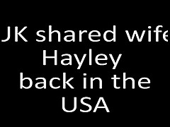 UK shared wife Hayley back in the USA