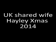UK shared wife Hayley Xmas 2014